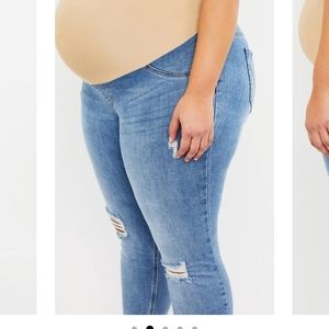 Plus Size Maternity Jeans 2x